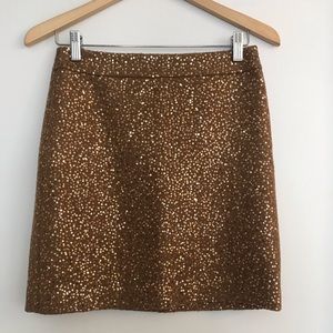 Loft Sequined wool skirt